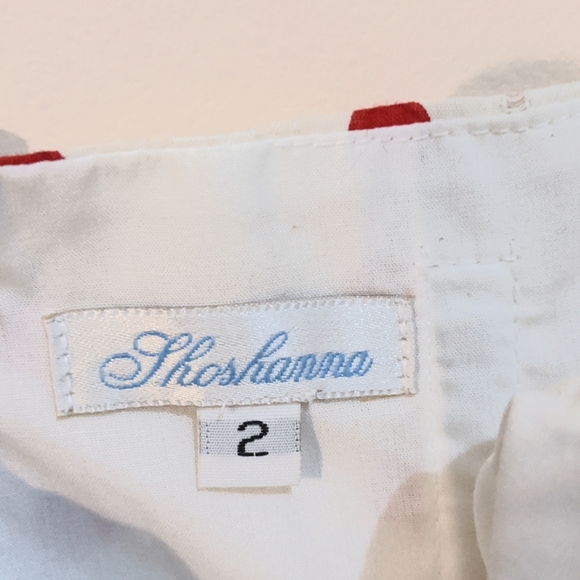 Shoshanna Cherry Sleeveless mini dress sz 2 - Picture 3 of 4